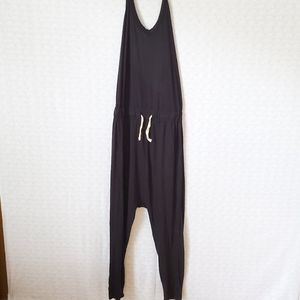 Free People Beach Black Harem Jumpsuit